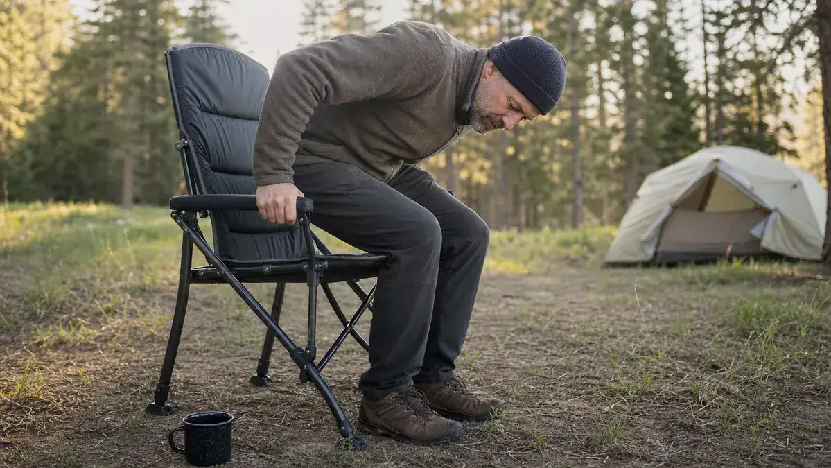 How to Choose a Camping Chair for Bad Backs