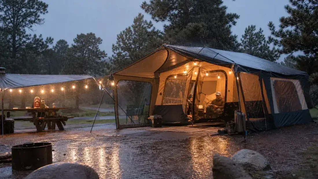 The Weekend a Cabin Tent Saved Our Camping Trip